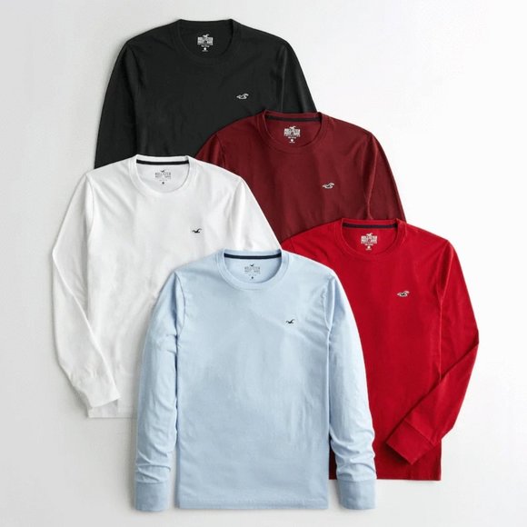 Hollister Other - HOLLISTER Must-Have Crewneck T-Shirt 5-Pack sz S